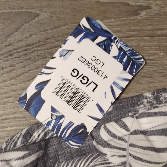 Havana Jim Palm Tree Cargo Swim Trunks Size Large - Picture 3 of 7